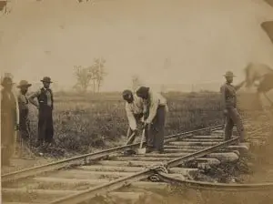 African Americans Working on a Union Railroad in Northern Virginia