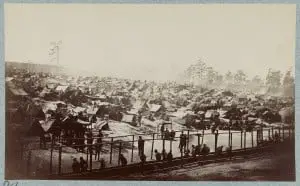 Andersonville Prison Southeast View, August 17th 1864
