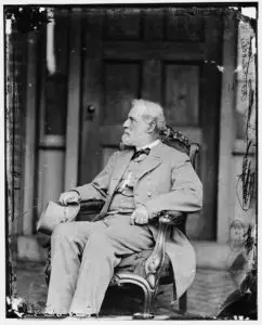 Robert E. Lee Seated at McLean's House, Appomattox, After His Surrender