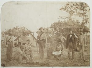 Confederate camp at Warrington Navy Yard, Pensacola, FL