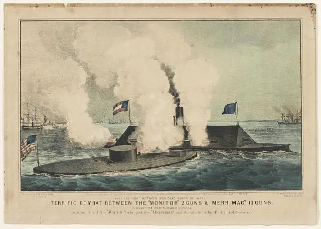 CSS Virginia fights the USS Monitor