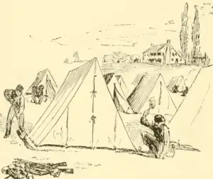 Civil War A Tent