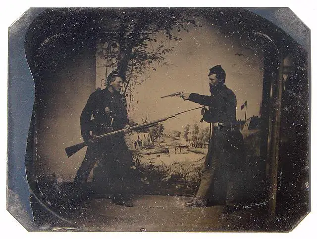 Civil War Soldier with Bayonet