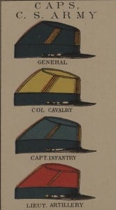 Confederate Civil War Uniforms Caps