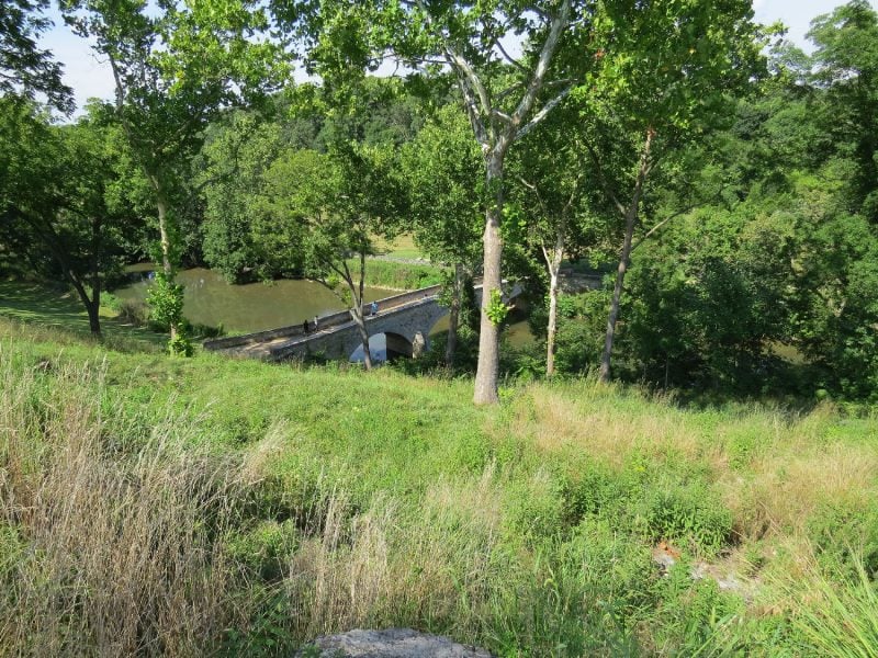 Confederate Soldier View of Burnside Bridge