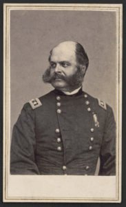 General Ambrose Burnside led Ninth Corps during Battle of the Crater