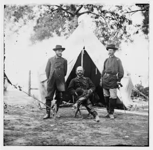 General Burnside with Staff Officers