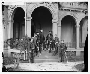 General Edwin Sumner with Staff Officers