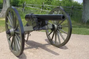 A 10-Pounder Parrott Rifle at Gettysburg, PA