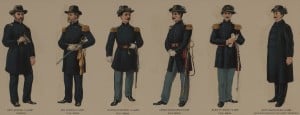 Union Civil War Officers Uniforms