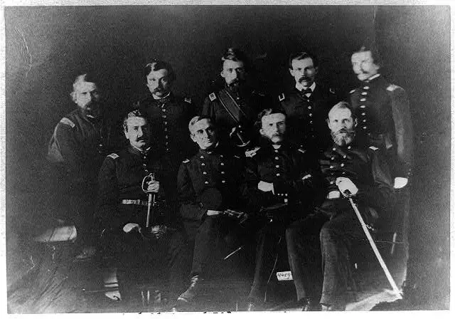 Union Officers at Fort Sumter