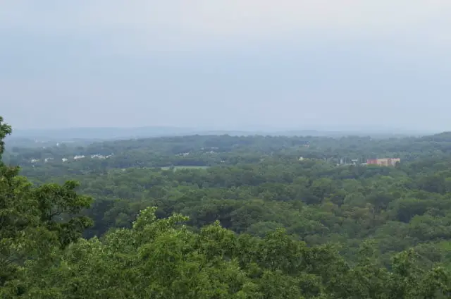 View from Observation Post on top of Culp's Hill