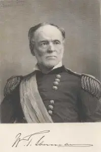 Portrait of an older General Sherman