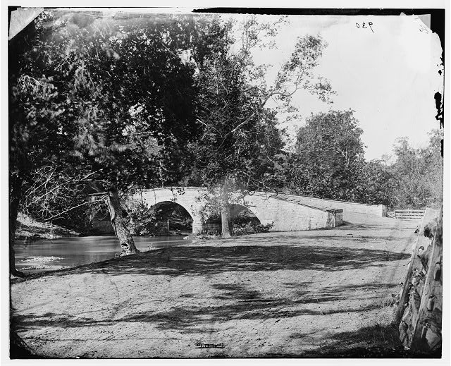 Burnside Bridge During Civil War