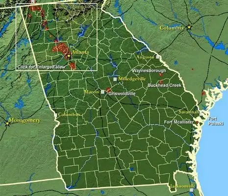 Civil War Battles in Georgia